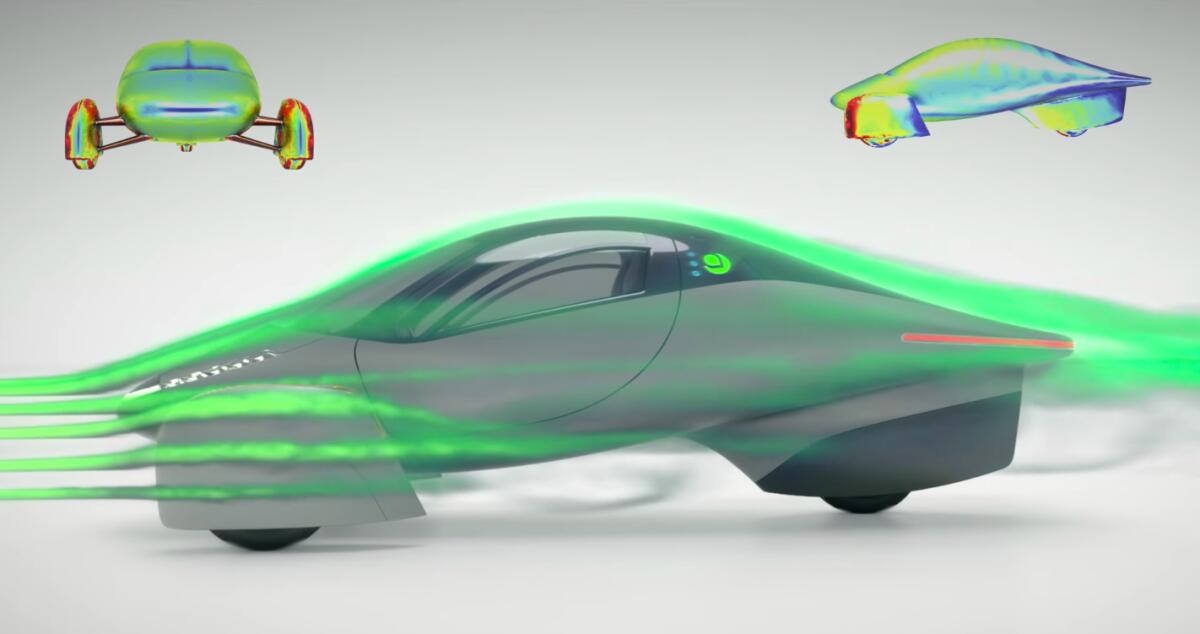 L'auto elettrica di Aptera Motors che si ricarica senza cavi - PH: Aptera