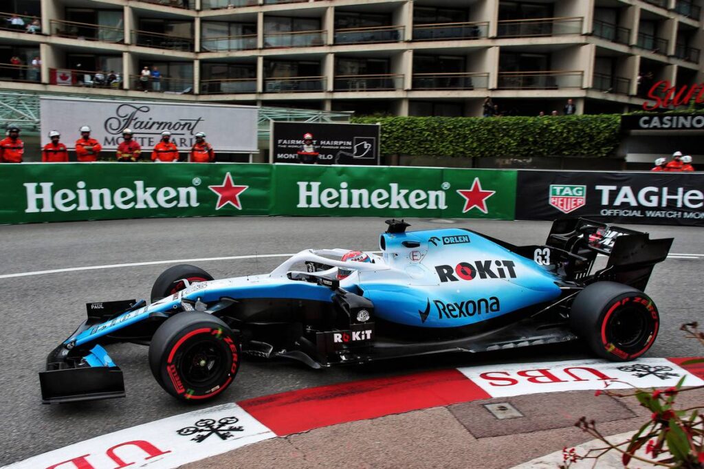 George Russell (GBR) Williams Racing FW42.23.05.2019. Formula 1 World Championship, Rd 6, Monaco Grand Prix, Monte Carlo, Monaco, Practice Day.- www.xpbimages.com, EMail: requests@xpbimages.com - copy of publication required for printed pictures. Every us
