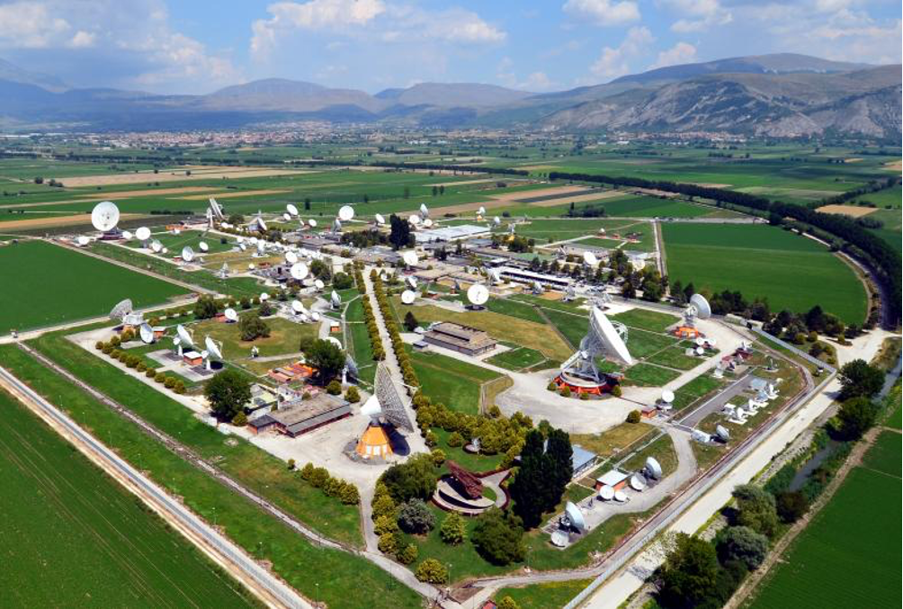 Centro Spaziale del Fucino. Credits: Telespazio
