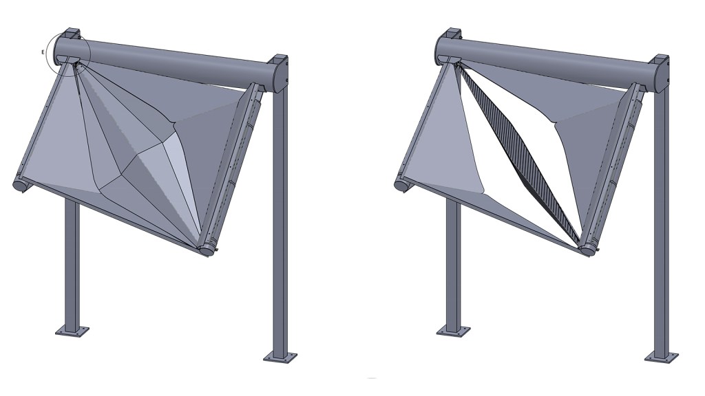 Prototipo in scala 1:1 realizzato per testare i criteri visivi e prestazionali. Ph: paramentricmonkey.com