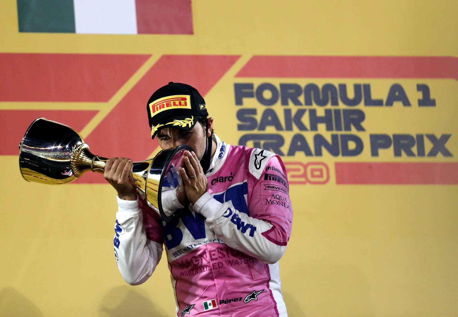 Gp Sakhir, Perez: "Sono senza parole, vittoria sognata per anni"