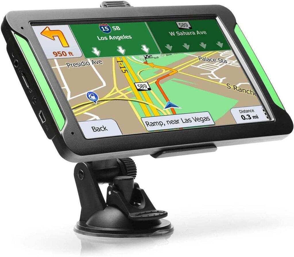Sistema GPS usato in un'autovettura