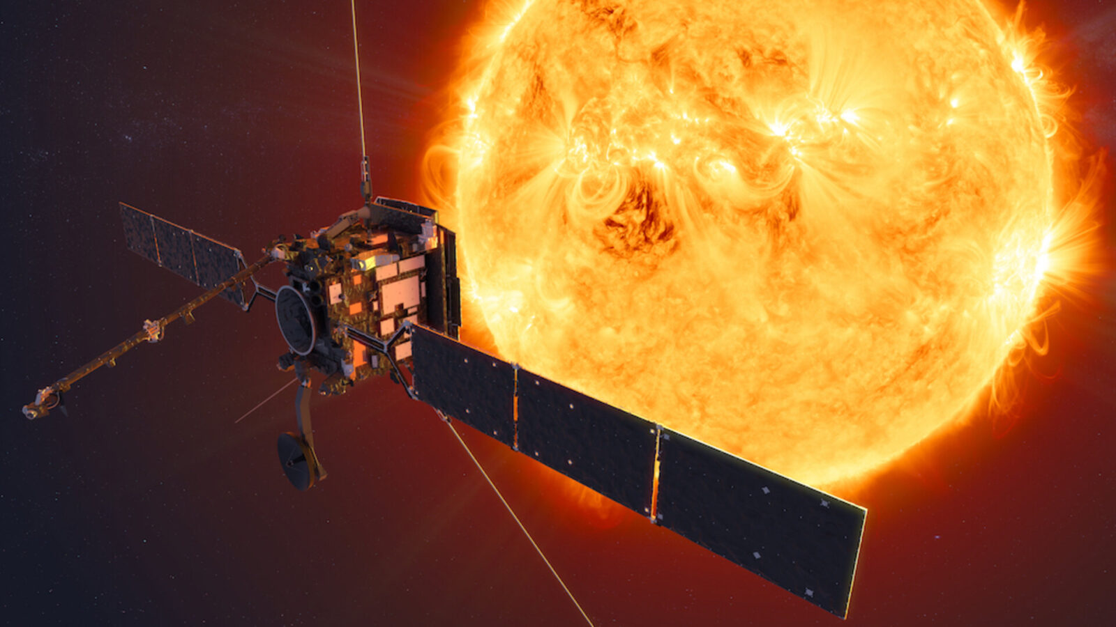 Un rendering del Solar Orbiter
