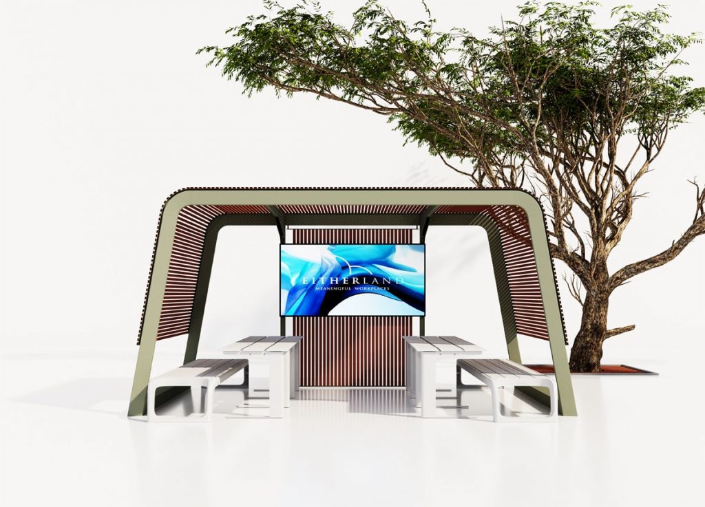Costruzione "Pavillion". PH: eitherland.com