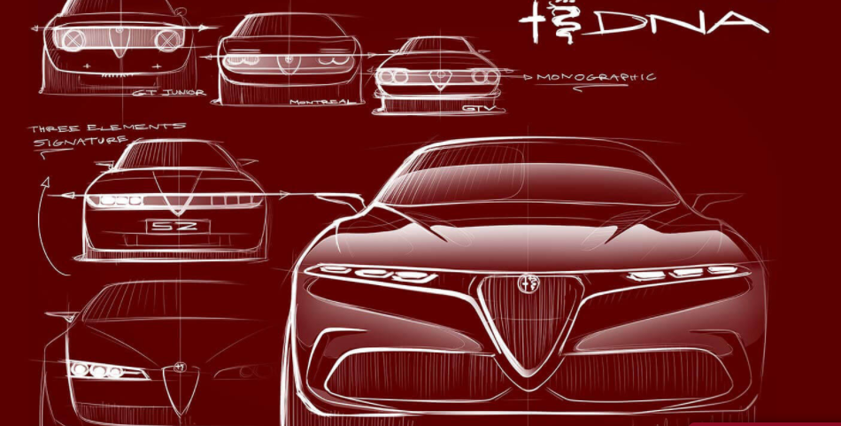 Design Alfa ispirato alle predecessori