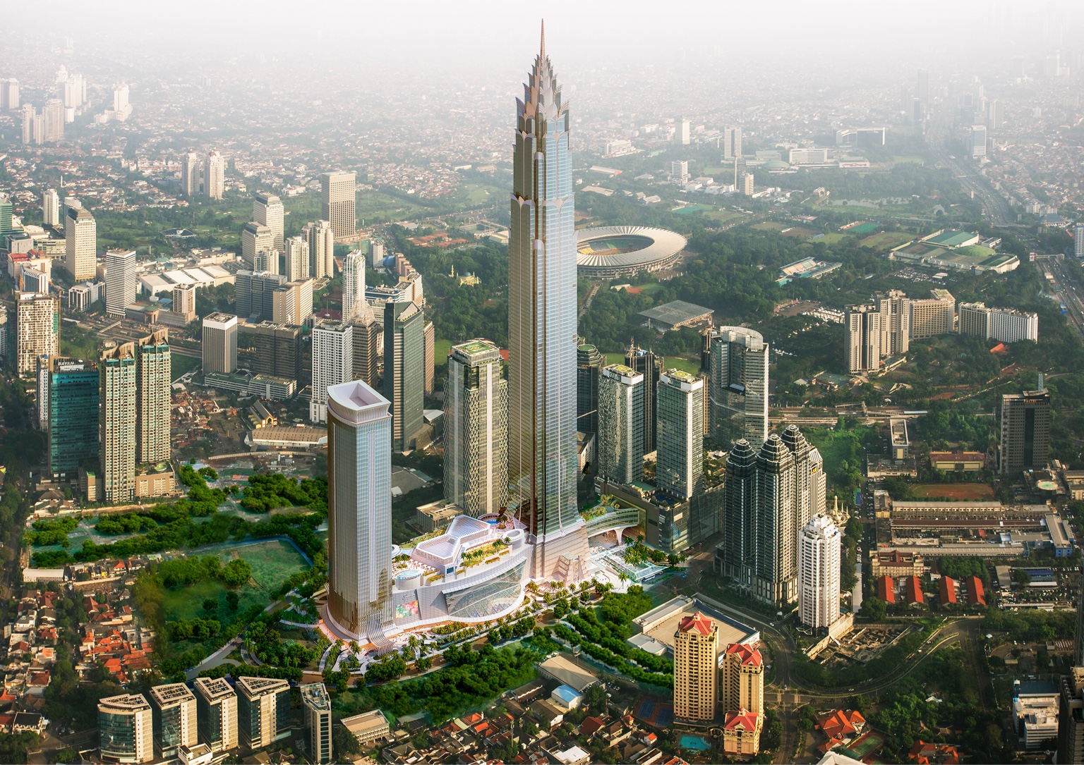 Signature Tower Jakarta. PH: skyscraperecity.com