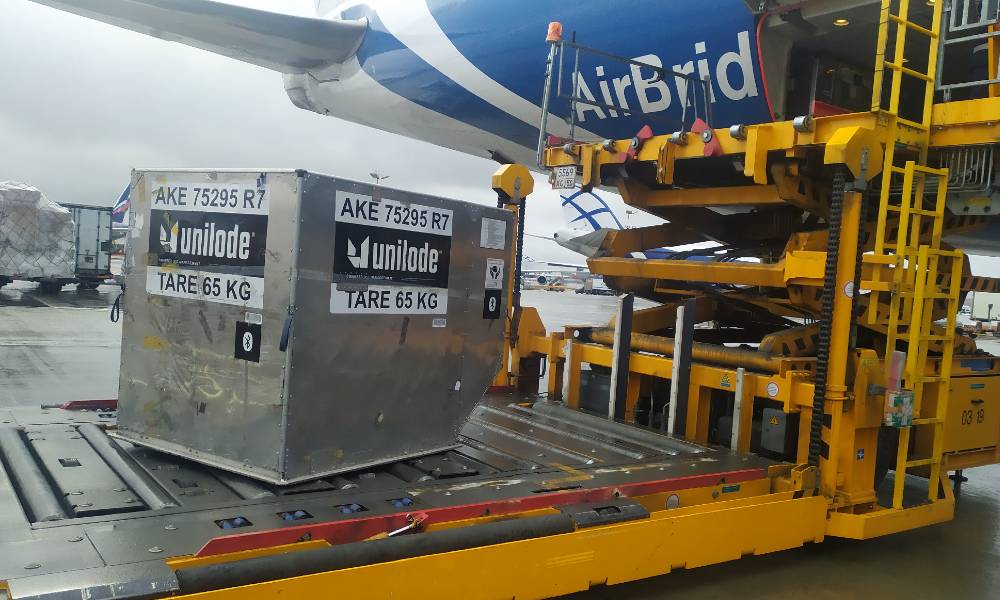 Trasporto del vaccino con un 747 della AirBridgeCargo Credits: stattimes.com