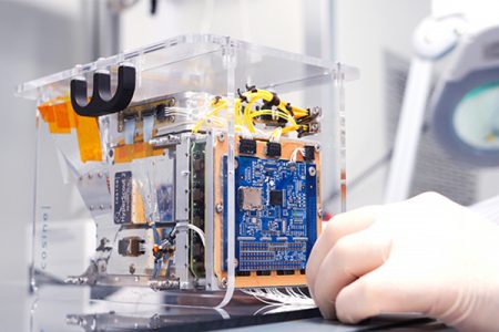 PhySat-1 On Board Computer System, dotato di tecnologia intelligenza artificiale. Crediti: Satelliteprome.com
