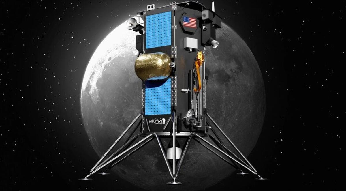SpaceX trasporterà sulla Luna i lander di Intuitive Machines - 