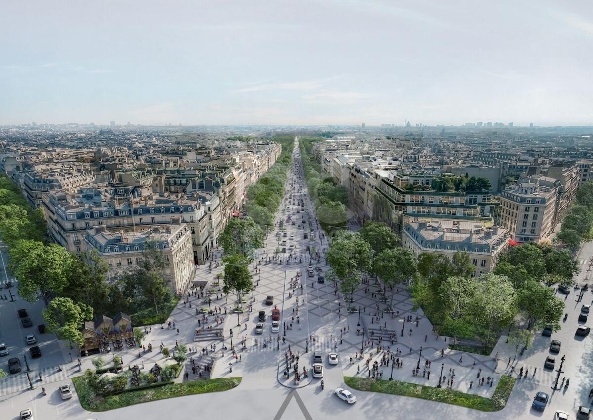 Gli Champs-Élysées di Parigi saranno più green - Gli Champs-Élysées di Parigi saranno più green. PH: quotidianocanavese.it