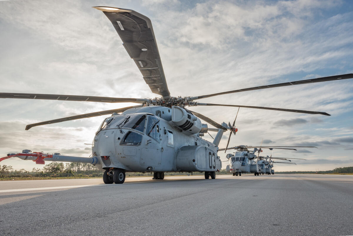 Alla scoperta dell’elicottero, il velivolo ad ala rotante - Elicottero Sikorsky CH-53K. Crediti: Lockheed Martin.