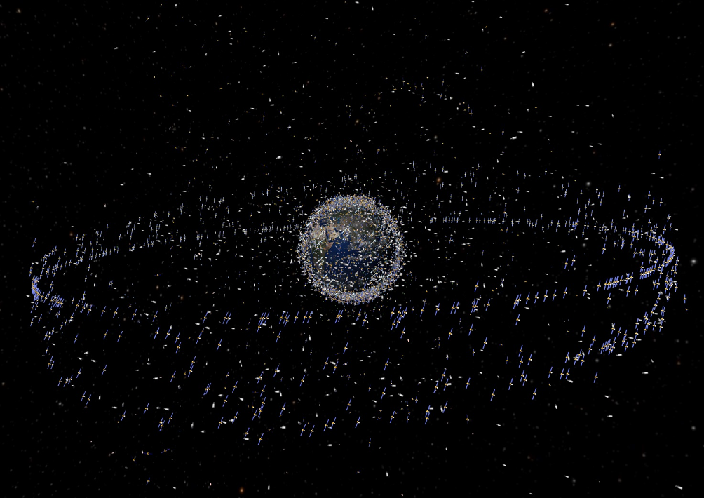 Rappresentazione grafica dei satelliti orbitanti. Credit: Universetoday.com