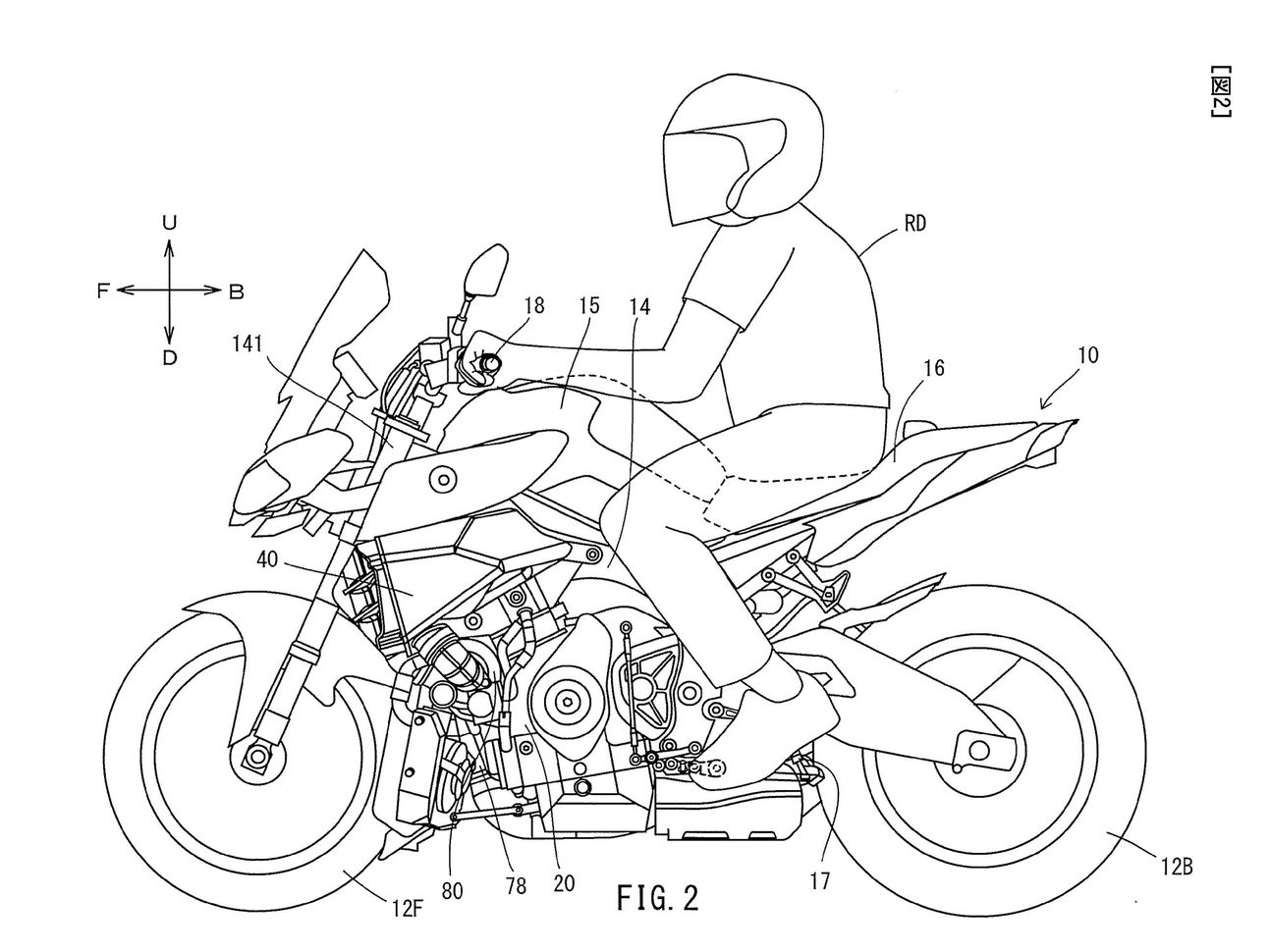 Superbike Yamaha 3 cilindri turbo Ufficio Brevetti Giapponese