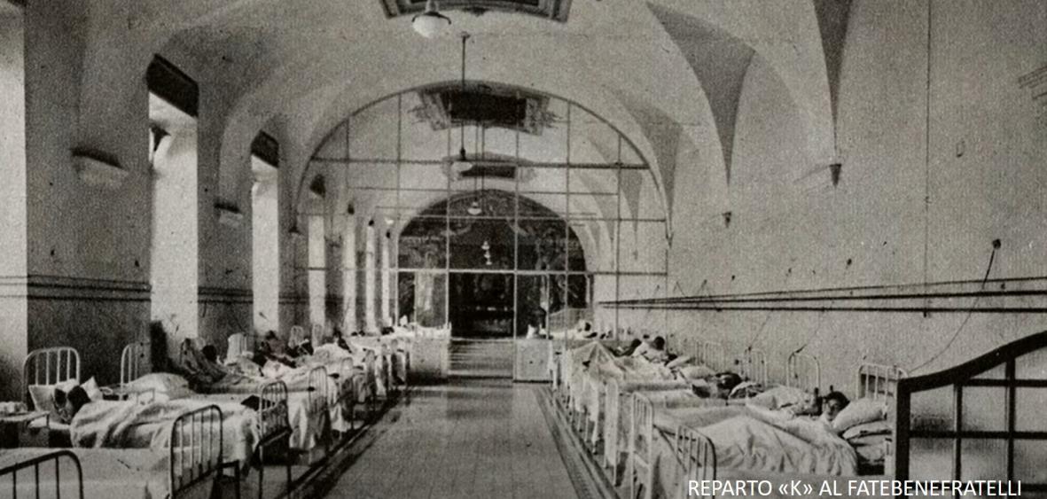 Reparto K dell'ospedale Fatebenefratelli di Roma. Credits: Shalom.it