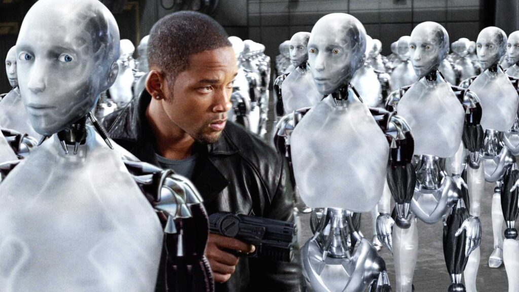 Il film Io, Robot del 2004 ispirato dalla omonima raccolta di racconti fantascienza dello scrittore Isaac Asimov, affronta anche la questione dell'empatia nei robot. Credits: CDN