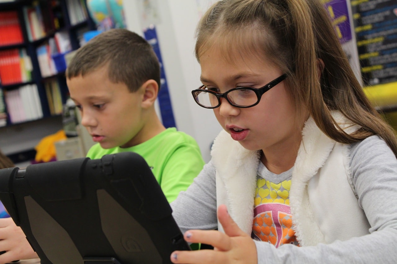 tablet luce blu bambini