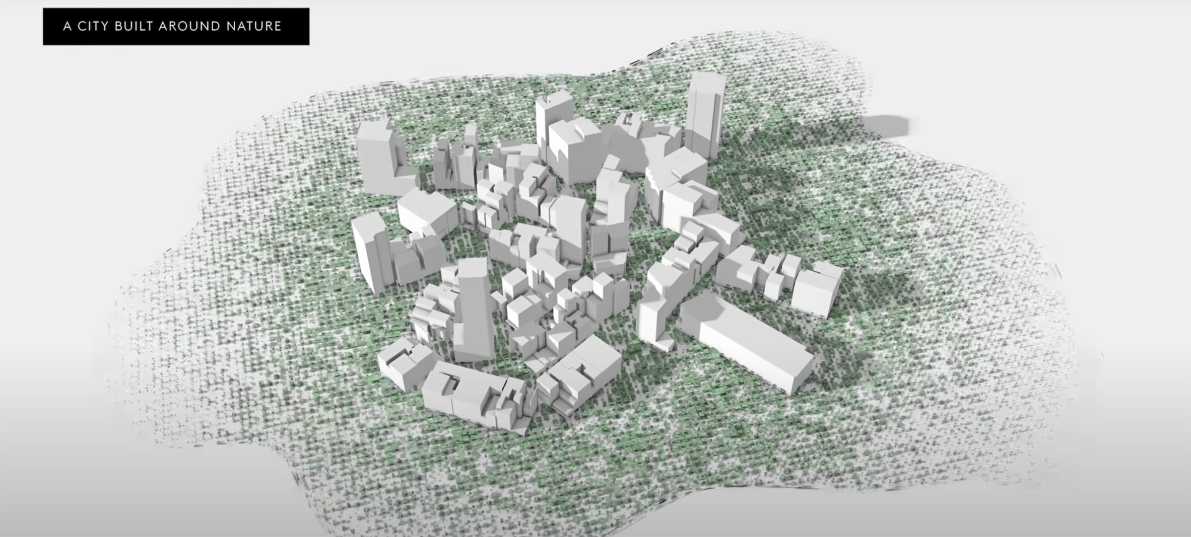 Ogni modulo sarà completamente circondato da natura protetta. PH: dezeen.com