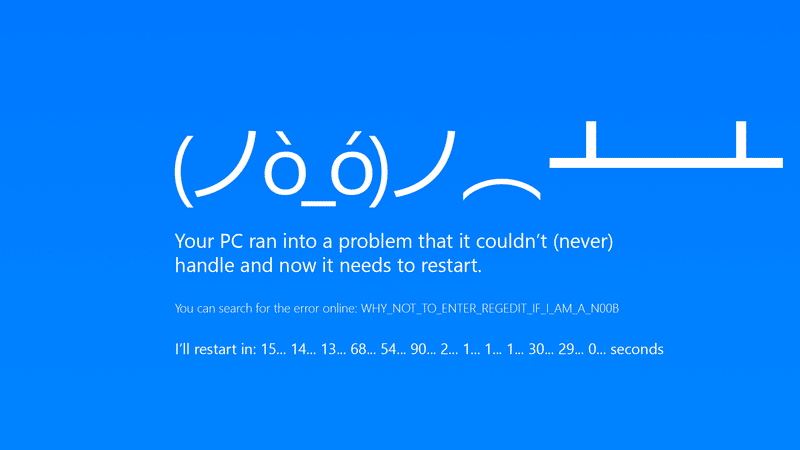 Una finta BSOD. Credits: spiceworksstatic.com