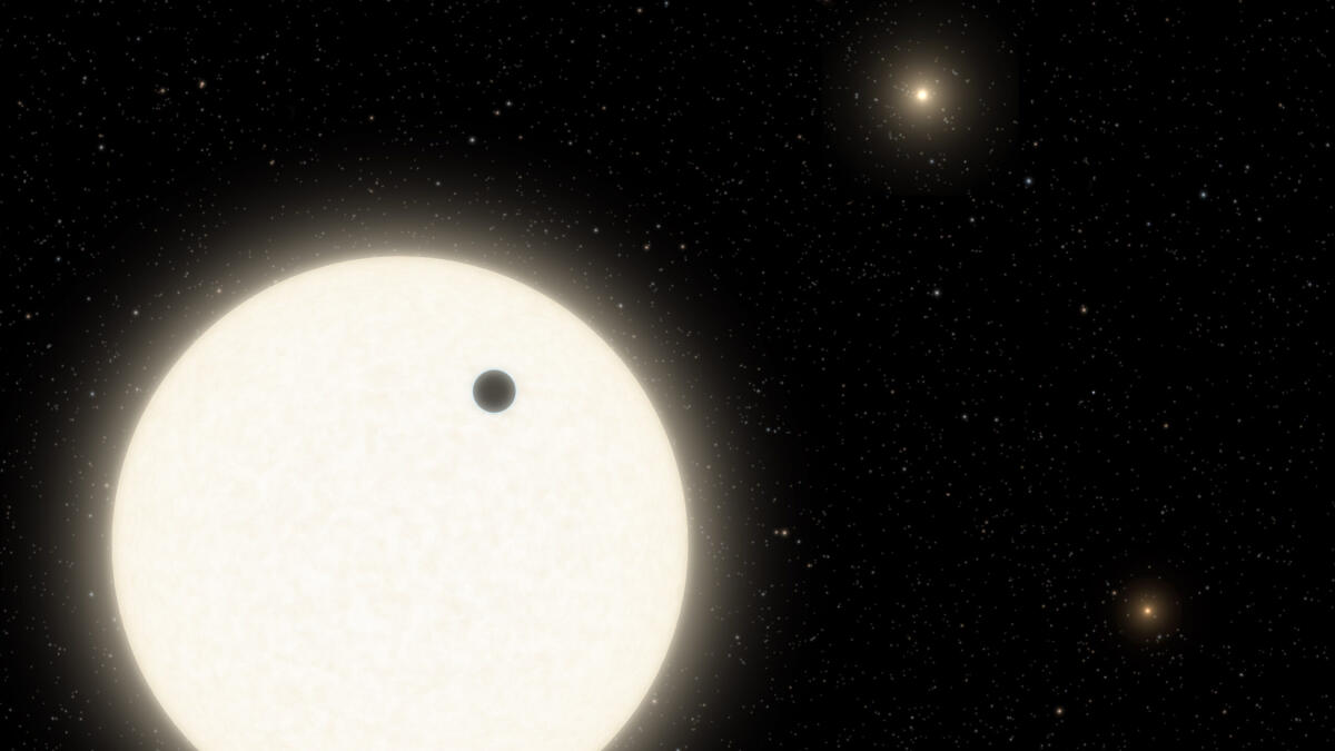 La NASA ha scoperto KOI-5Ab, un pianeta con tre stelle - 