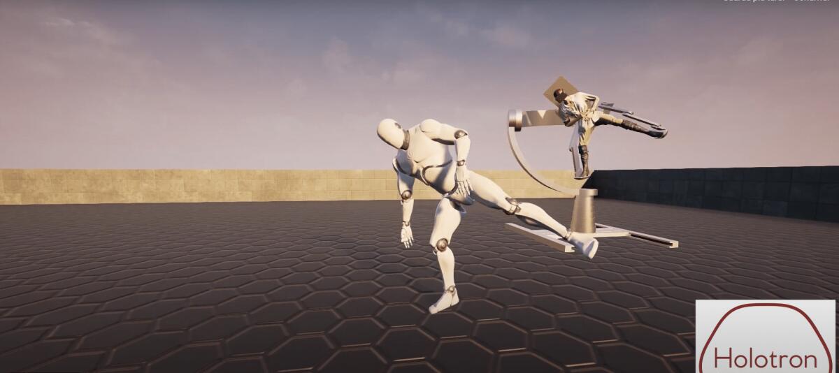 Holotron: un esoscheletro per immergersi nella realtà virtuale - Holotron realtà virtuale. Credits: Holotron