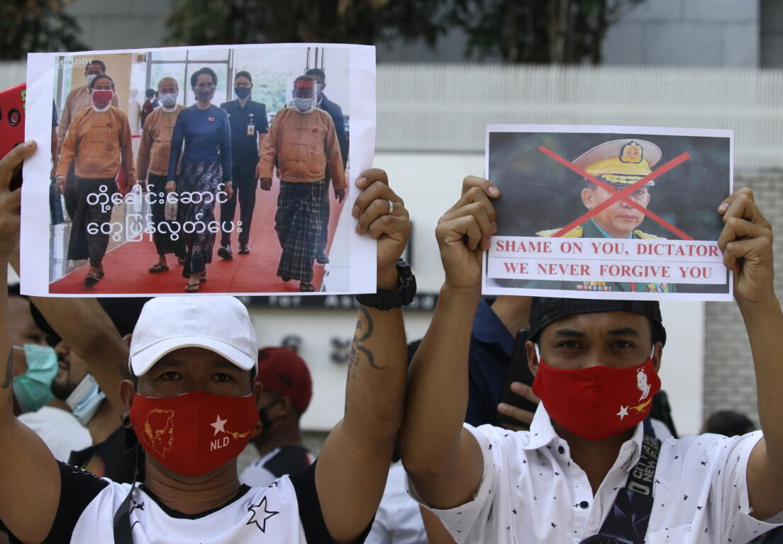 Fonte: Open - Manifestazioni a Yagon, Myanmar