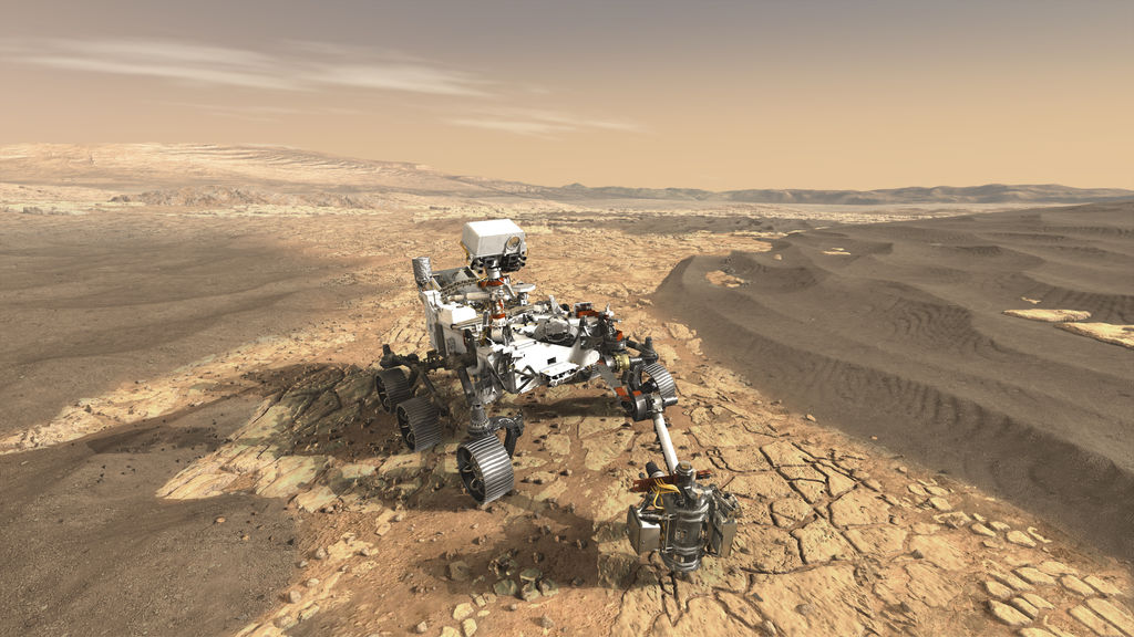 Perseverance, focus sull'operazione di carotaggio Credits: NASA/JPL-Caltech