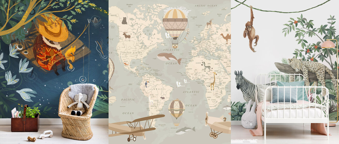 Carte da parati per i più piccoli. PH: photowall.com