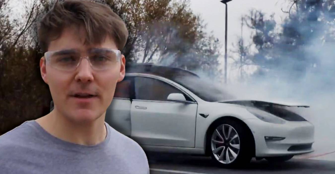 L'anteprima del video pubblicato su Twitter da Alex Ernst, prima di essere rimosso dal social network
