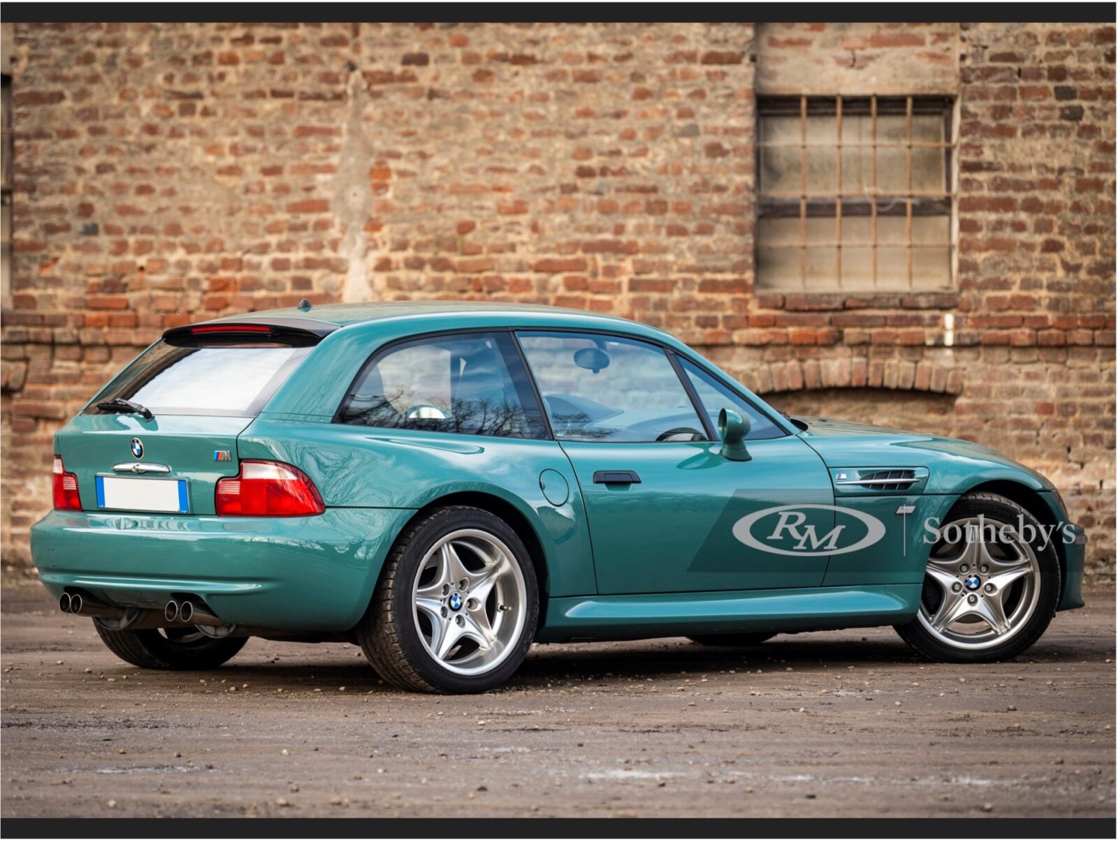 Il retro della BMW Z3M Coupé che verrà messa all'asta. Credits: RM Sotheby's