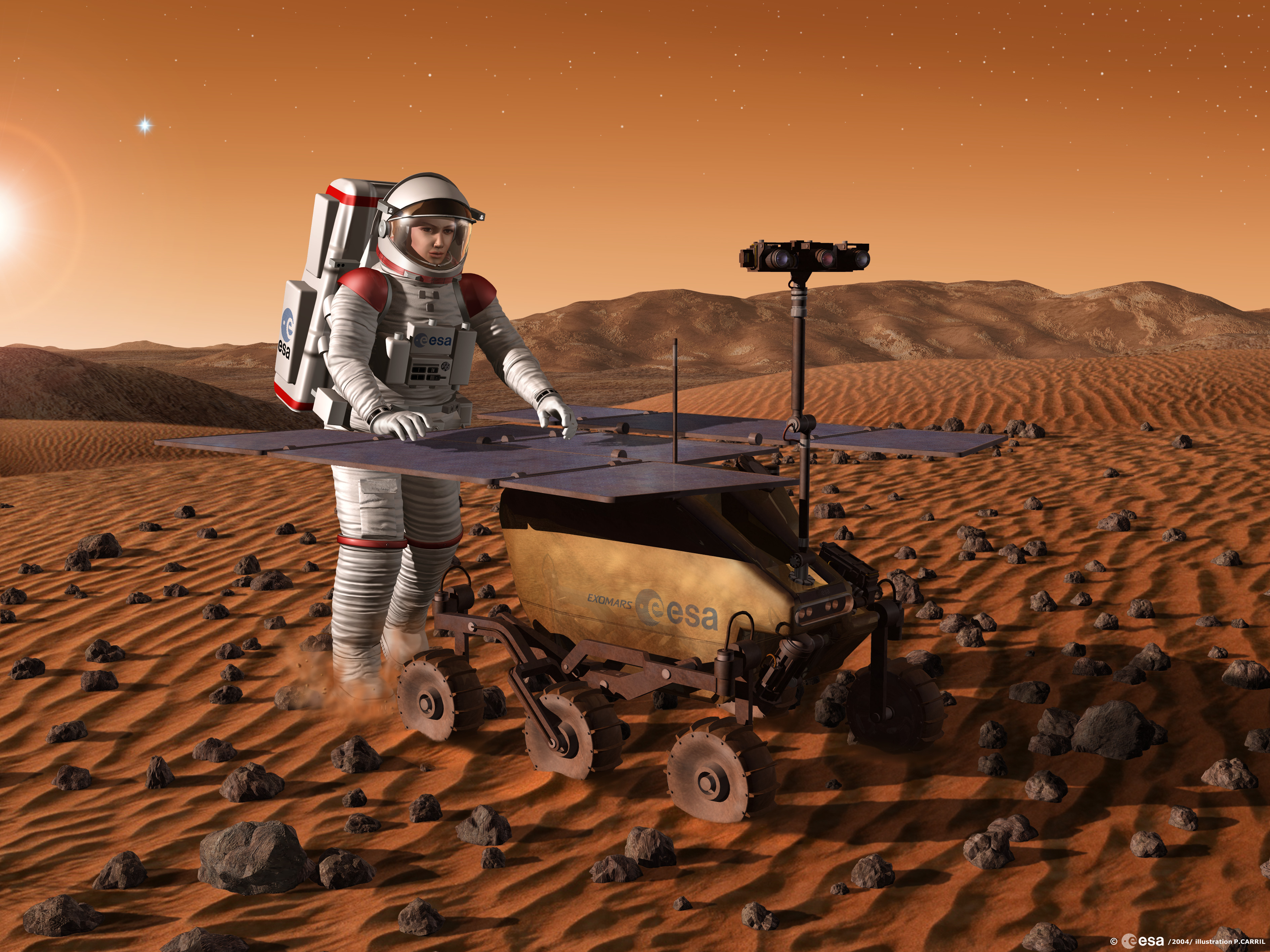 Concept Esplorazione di Marte Credits: ESA