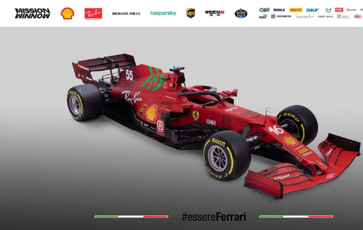 Ferrari F1 2021: ecco la SF21, la nuova monoposto dal "doppio colore" - 