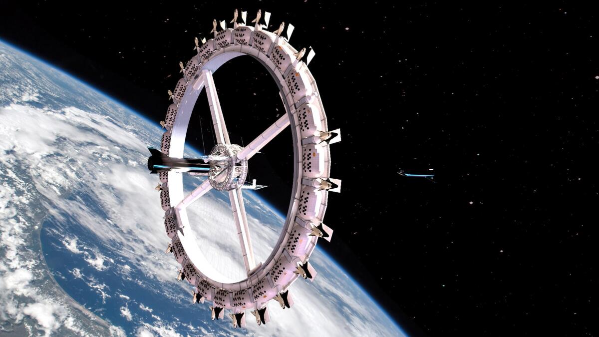 Il primo hotel nello spazio sarà realizzato nel 2027 - dezeen.com