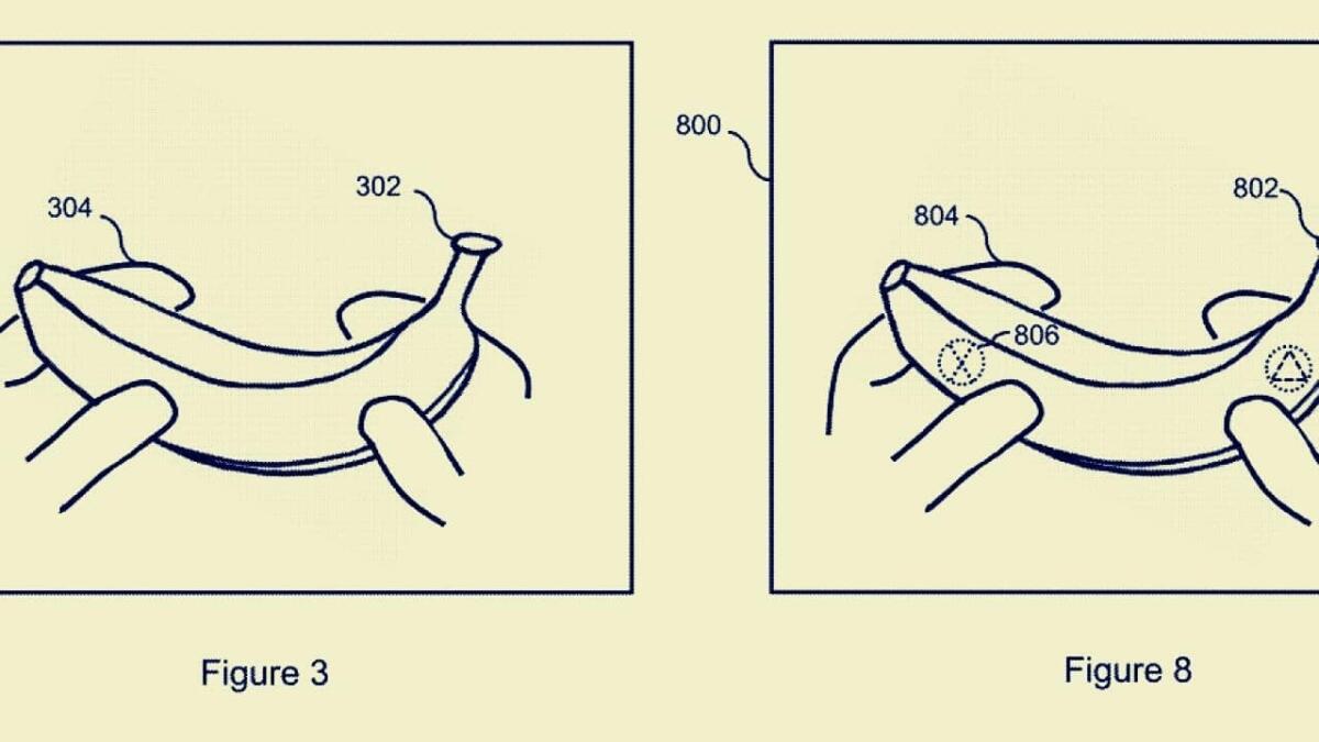 Una banana come controller PS5? Ecco il brevetto di Sony - Controller ps5 banana Sony. Fonte: Everyeye