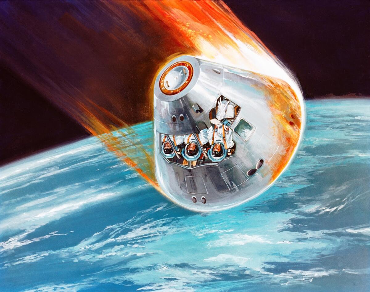 Scudo termico: la difesa dei veicoli spaziali dall’atmosfera - Credits: lunasìcisiamoandati.it