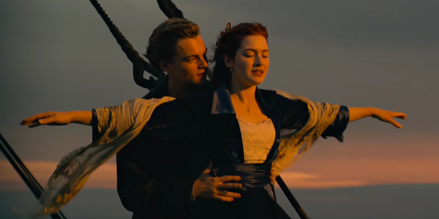 La scena più famosa del film Titanic, e una delle più famose della storia del cinema.