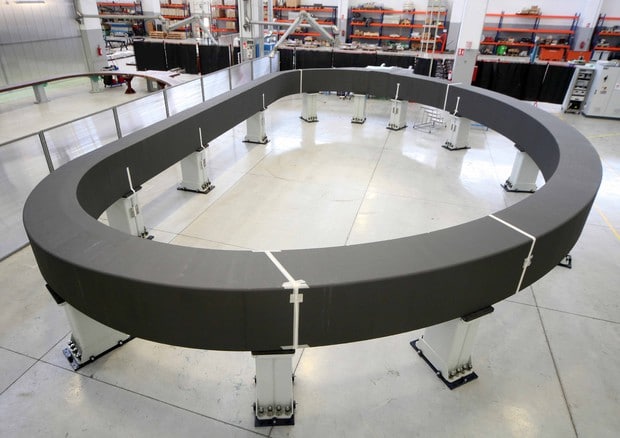 Magnete superconduttore per il progetto ITER prodotto nello stabilimento di Asg Superconductors di La Spezia e installato ad ITER (Cadarache, Francia). Credits: Fusion for Energy