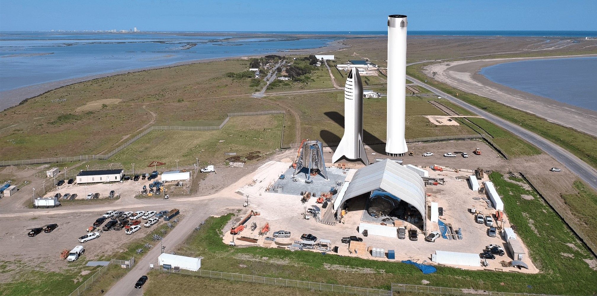 Sede di SpaceX a Boca Chica. PH: teslarati.com