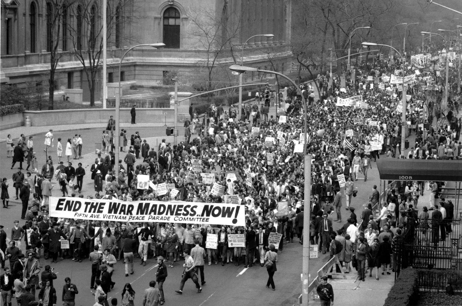 Proteste a New York contro la guerra in Vietnam. Credits: AP Images