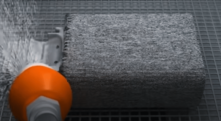 Additive manufacturing rimozione polveri