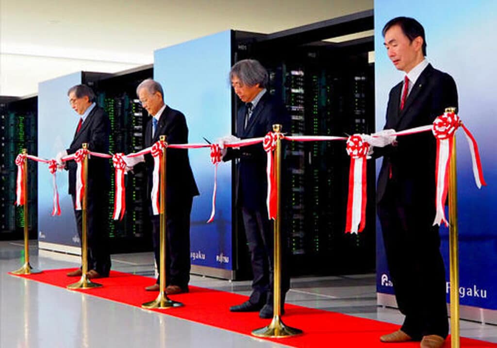 L'inaugurazione di Fugaku. Fonte: TechRepublic
