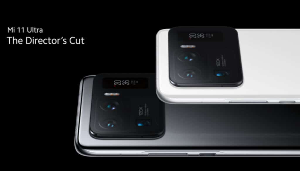Lo Xiaomi Mi 11 Ultra in un'immagine promozionale. Fonte: Libero Tecnologia