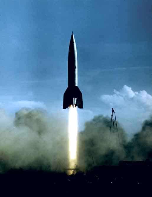 Razzo V2 in uso all'aviazione statunitense. Credits: NASA