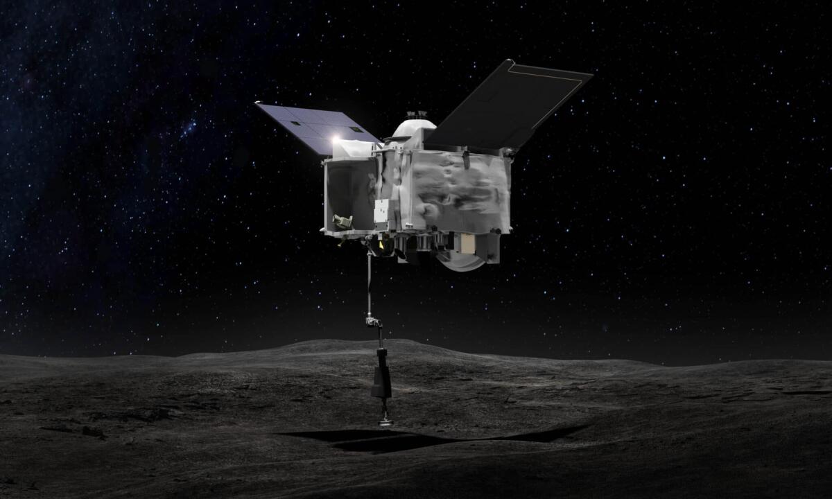 OSIRIS-REx: arrivano le immagini dell'impronta sull'asteroide Bennu! - OSIRIS-REx, Bennu, NASA, sonda, asteroide Credits: wikiwand.com