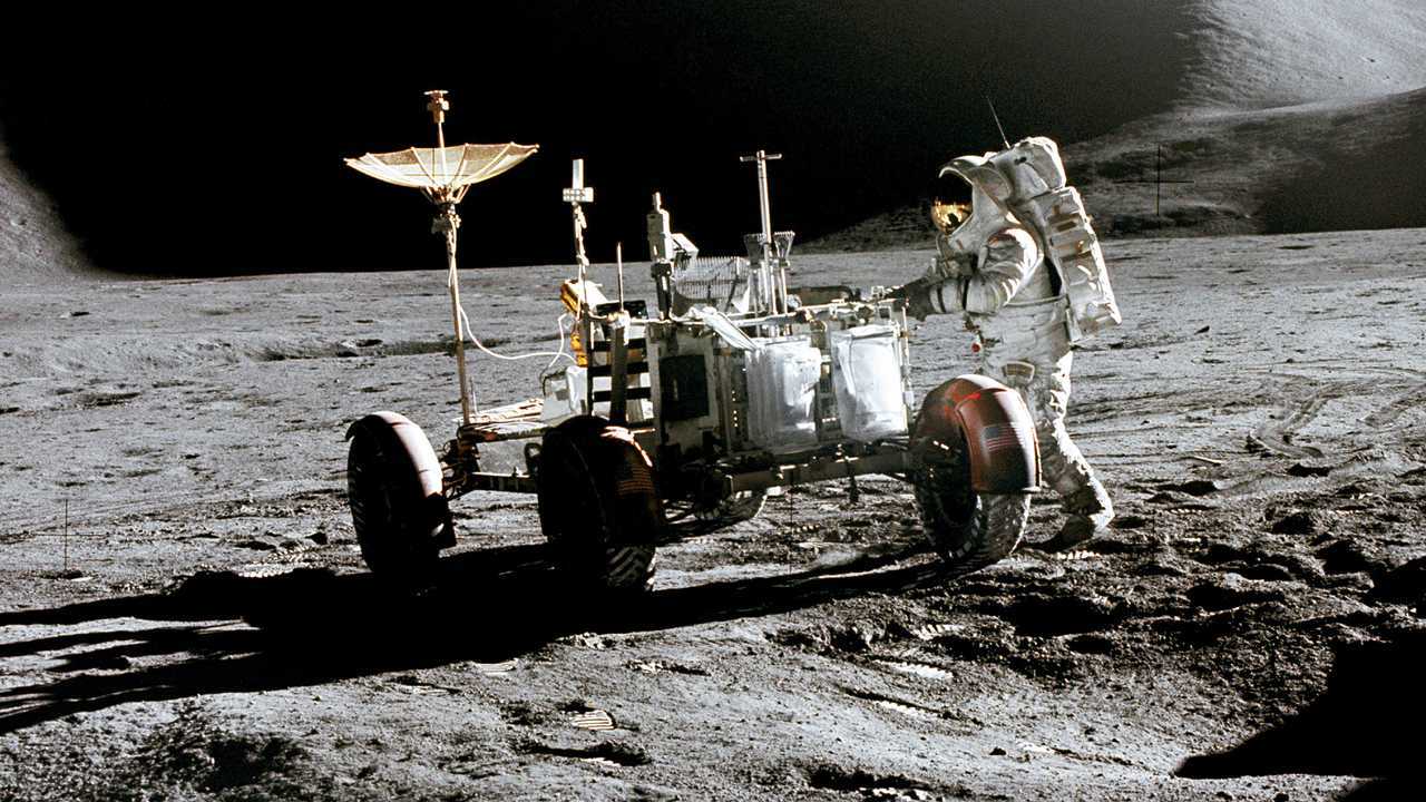 Il rover lunare utilizzato durante la missione Apollo 15.