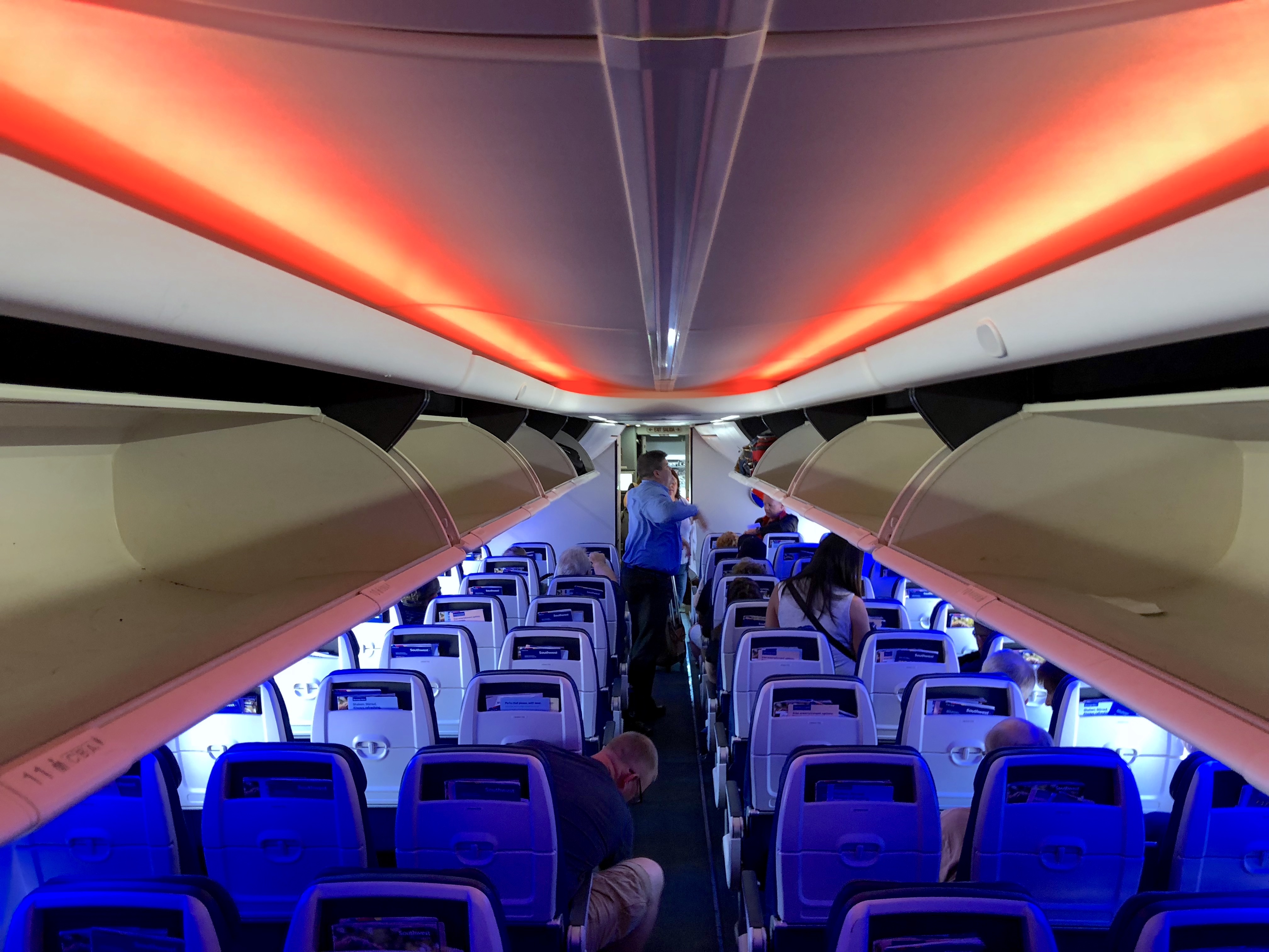 Interni Boeing 737 MAX della Southwest Airlines Credits: travelupdate.com