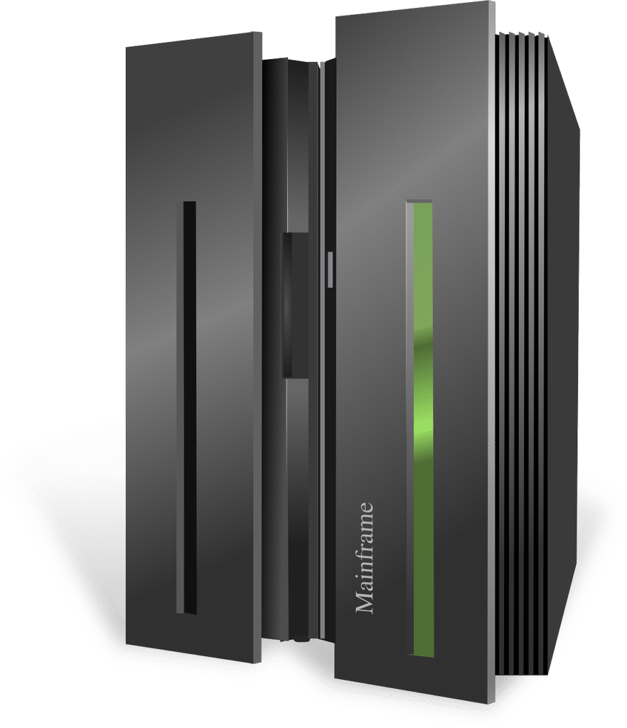 Un moderno mainframe: l'aspetto è decisamente diverso rispetto al passato e IBM ha investito molto per renderli competitivi anche con il cloud.