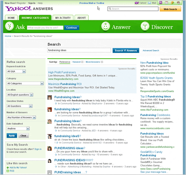 yahoo answers