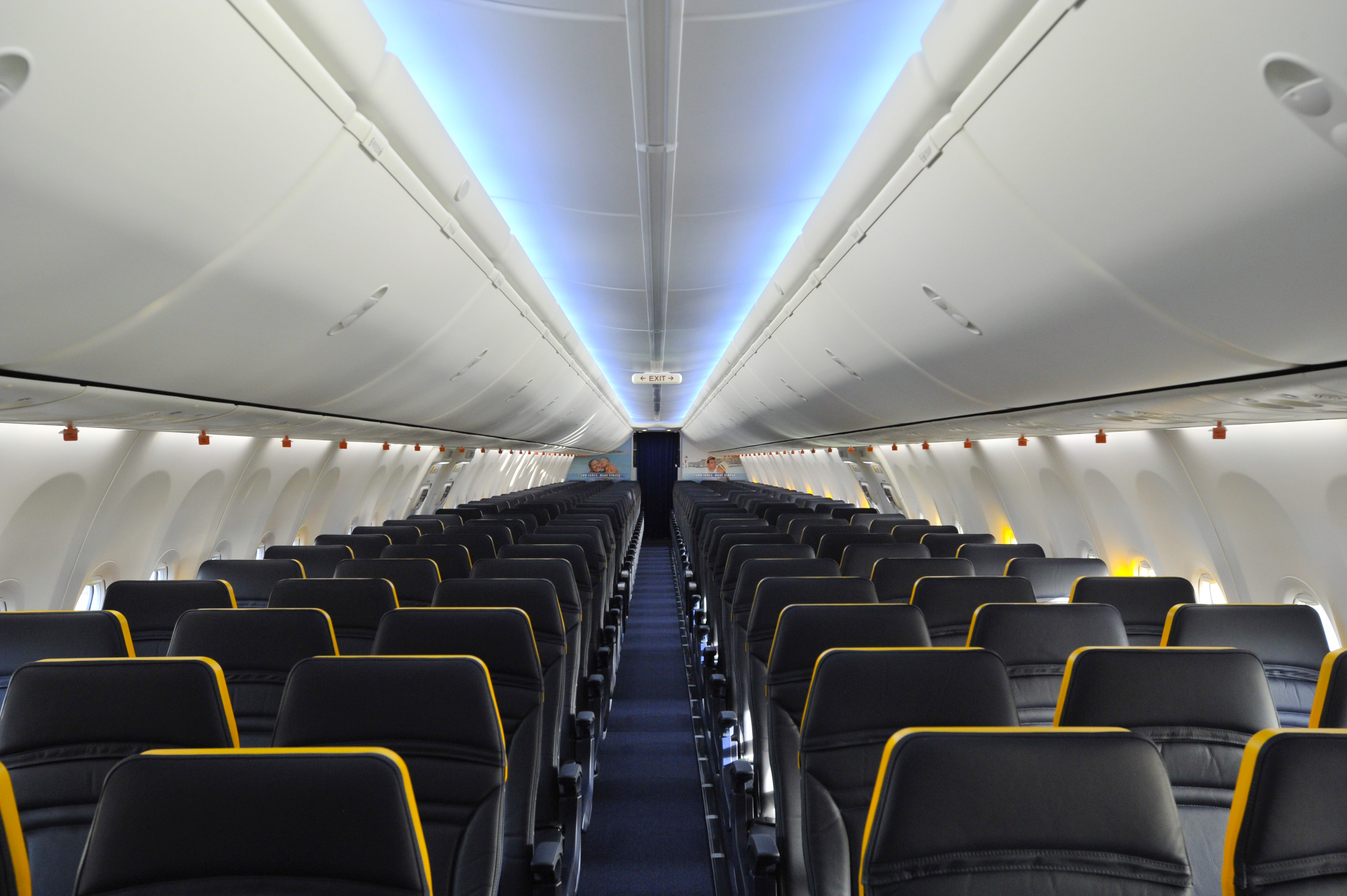 Interni Ryanair Credits: ryanair.com