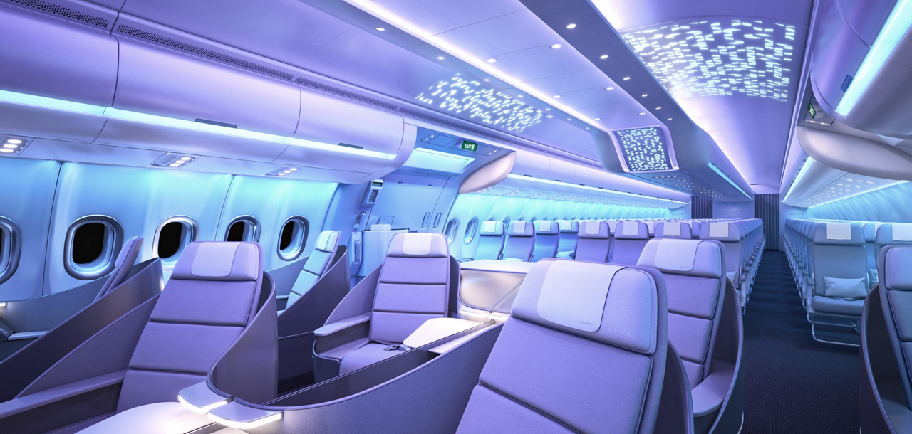 Nuovi interni Airspace Credits: Airbus