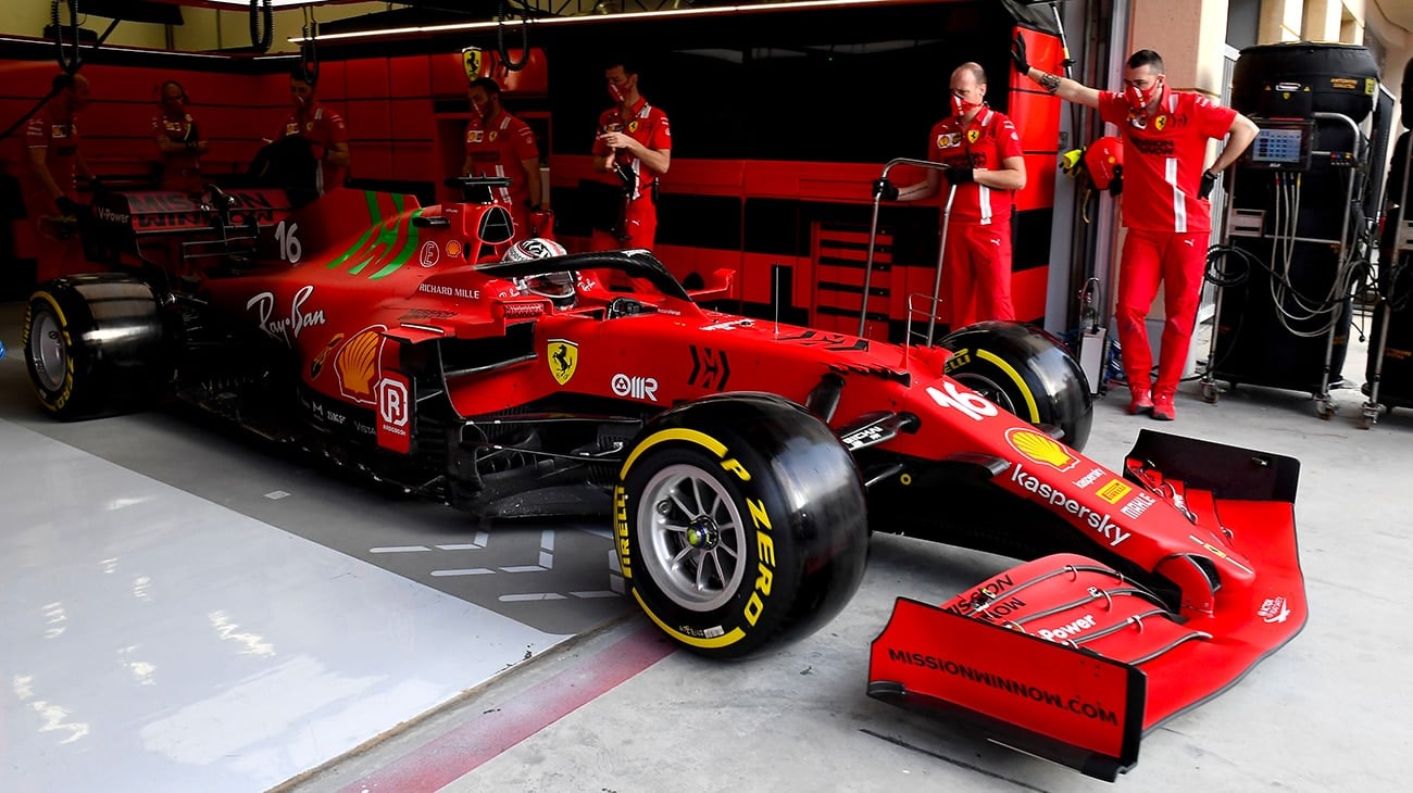 Charles Leclerc nel Gran Premio del Bahrain di Formula 1